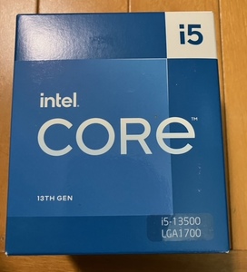 【新品未開封品】インテル Core i5 13500 BOX(Raptor Lake) ソケット形状：LGA1700 第13世代