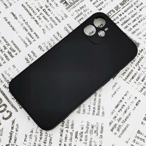 iPhone 12mini silicon case [02] black (4)