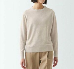 [おまとめ] MUJI 無印良品　UVカット　ヘンプクルーネックセーター　2枚セット