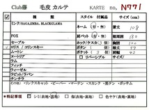 毛皮コート リス リアルファー realfur 本物毛皮 ロング丈 着丈108cm 裾周囲180cm club藤(N771)_画像10