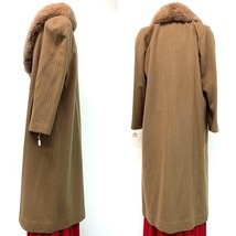 毛皮コート フォックス カシミヤ AKI Cashmere リアルファー realfur 本物毛皮 ロング丈 着丈115cm 裾周囲132cm club藤(N722)_画像3