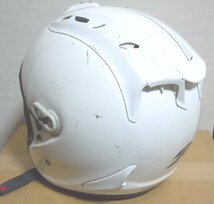アライ　SZ-RAM4　ジェットヘルメット　グラスホワイト　Lサイズ　中古ジャンク_画像3