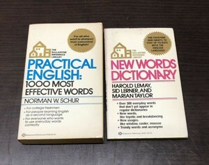 送料込! PRACTICAL ENGLISH 1000MOST EFFECTIVE WORDS NEW WORDS DICTIONARY BALLANTINE REFERENCE 2冊セット(Y35)