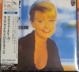 紙ジャケCD:モニカ・セッテルンド&エヴァンス/ 「ワルツ・フォー・デビー +6 」(国内盤、中古品、帯つき)