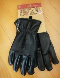 新品未使用 CHUMS レザーグローブ Mサイズ ブラック BOOBY FACE LEATHER GLOVES 定価5,280円 送料無料