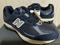 US9.5 新品 new balance M2002RXF GORETEX ゴアテックス ネイビー紺 27.5センチ GTX スニーカー ニューバランス 991 992 993 990v6 _画像1