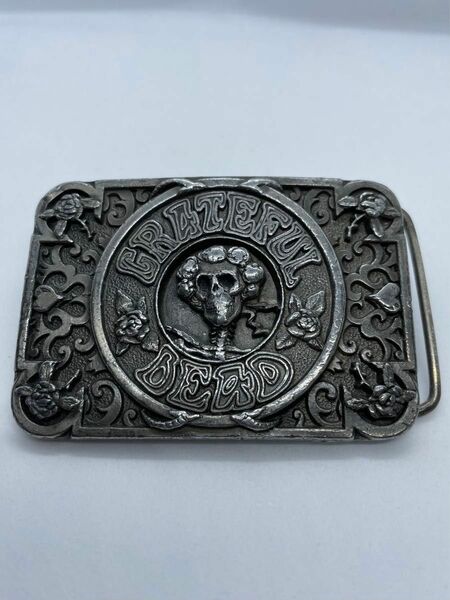 Grateful Dead グレイトフル・デッド バックル スケルトン & ローズ SKELETON & ROSES Buckle