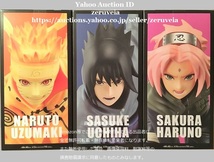 NARUTO ナルト疾風伝 PANEL SPECTACLE 新たなる三竦み うずまきナルト うちはサスケ 春野サクラ 全3種 フィギュア SASUKE SAKURA Figure_画像3