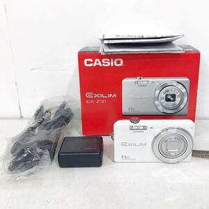 CASIO EXILIM EX-Z31 コンパクト デジタル カメラ デジカメ ホワイト 白色 ジャンク【NK5421】