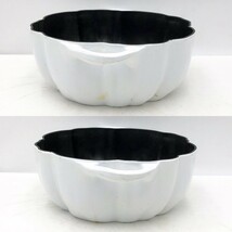 STAUB ストウブ 両手 鍋 ホワイト パンプキン ココット 24cm 調理器具【NF5629】_画像4