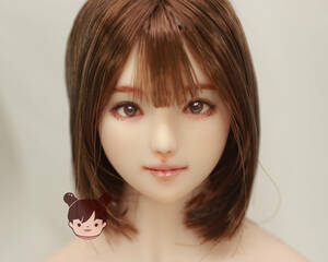 [Kasumiko] 1/6 obitsu 27 Custom Head Coll Head 27-01 (натуральный/средний коричневый) a