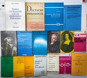 r0313-1.ドイツ語 哲学 書籍まとめ/思想/ロマン主義/言語/洋書/大量/ブレヒト/心理学/精神分析/ユング/Manfred Frank/Philosophy