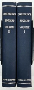 r0309-1.Johnson's England An Account of the Life & Manners of his AGE Vol.1~2/洋書/伝記/イギリス史/イングランド史/文化/民俗学