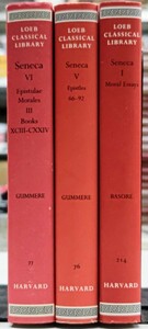 y0110-7. LOEB CLASSICAL LIBRARY SENECA 3冊/ローブ・クラシカルライブラリー/洋書/セネカ/哲学/思想/政治/詩/ Harvard