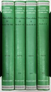 y0110-1. LOEB CLASSICAL LIBRARY THUCYDIDES /HISTORY OF THE PELOPONNESIAN WAR Vol.1~4/ペロポネソス戦争/トゥキディデス/洋書/歴史