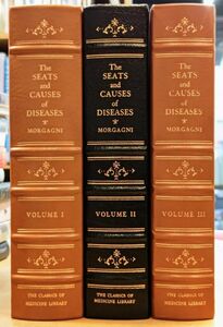 THE SEATS and CAUSES of DISEASES VOLUME 1~3/洋書/ THE CLASSICS OF MEDICINE LIBRARY /ディスプレイ/ MORGOGNI /モルガーニ/解剖学