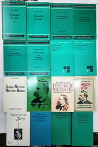 r0325-19. German philosophy publication summarize /Philosophy/ thought / foreign book /he- gel /HEGEL/ knee che / can to/NIETZSCHE/ Jack *telida/