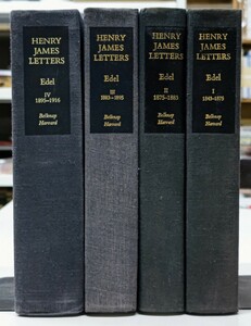 r0328-19.HENRY JAMES LETTERSE 全4巻揃い/ヘンリー・ジェイムズ 書簡集/モダニズム/アメリカ文学/手紙/文芸評論/批評