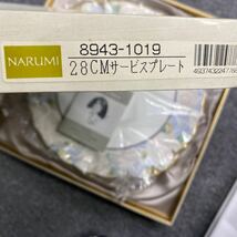 03396 NARUMI ナルミ 大皿 プレート サービスプレート　28cm バラ柄　新品未使用_画像10