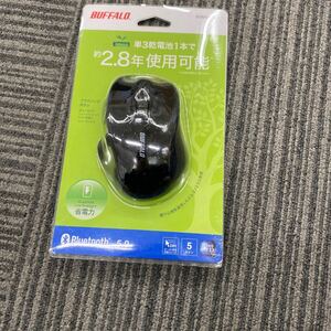 03494バッファロー 5ボタン Bluetooth 5.0 Blue LED マウス ブラック 戻る/進むボタン搭載 省電力 BSMBB305BK