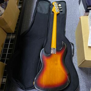 03605 Fender JAPAN/フェンダージャパンJAZZ BASS ジャズベース ソフトケース付き 現状品 動作未確認の画像8