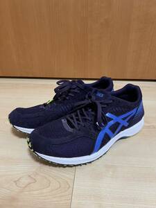 アシックス メンズ 27.5cmランニングシューズ TARTHERZEAL 6 マラソン 陸上 長距離 レーシングシューズ ターサージール asics TJR291