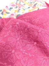**handmade**　Cotton刺繍　flower　リネン　羽織りop　ハンドメイド_画像9
