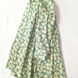 **handmade** Cotton flower バンドカラー チュニック丈ブラウス ハンドメイドの画像5