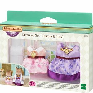 シルバニアファミリー　 Sylvanian Families 6020 Dress up Set, Purple/Pink ドール