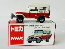 即決 トミカ NHKエンタープライズ特注　トヨタ ランドクルーザー NHK中継車_画像4