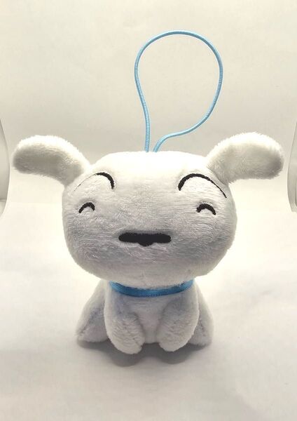クレヨンしんちゃん シロ ぬいぐるみ ストラップ 犬 マスコット キーホルダー