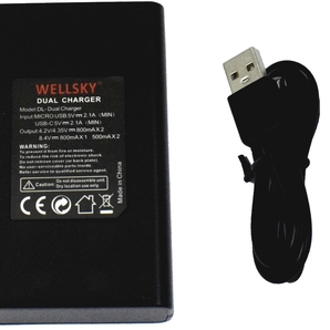 新品 SONY ソニー NP-FW50 用 USB 急速 デュアル 互換充電器 バッテリーチャージャー BC-TRW / BC-VW1 純正 互換バッテリーに対応 の画像2