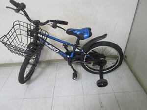 N510*AVIGO SUPER FRAME TRAVER Kids man for children bicycle 18 -inch assistance wheel attaching * used beautiful goods 