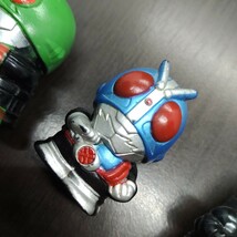 仮面ライダー　新1号　新2号　BLACK RX　指人形　ミニソフビ　3体セット　※ジャンク品_画像7