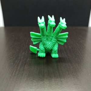 Toho King Ghidora Green Eraser Rubber Figure Tag Bandai Godzilla
