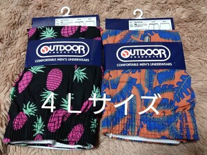 ②OUTDOORPRODUCTS★アウトドアプロダクツ トランクス ２枚 ４Ｌサイズ★