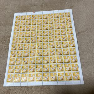 【送料無料】84円切手×100枚　1シート 