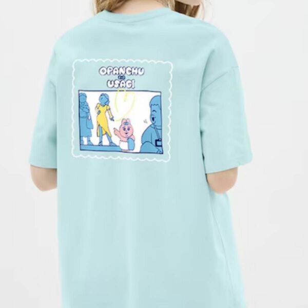 おぱんちゅうさぎ　GU グラフィックT(5分袖) Opanchu Usagi Tシャツ