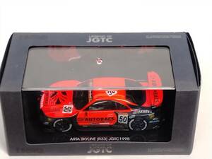 エブロ EBBRO 44195 1/43 LEGEND OF JGTC 日産スカイライン ARTA SKYLINE (R33) JGTC 1998 ORANGE/BLACK