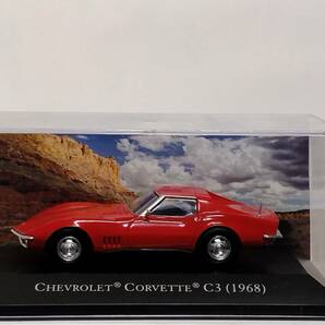 ○02 DeA デアゴスティーニ 書店販売 隔週刊アメリカンカーコレクション 1/43 No.2 シボレー コルベット C3 CHEVROLET CORVETTE C3 (1968)の画像6