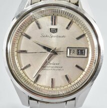 SEIKO セイコー sportsmatic 5 Deluxe 7606-7000 スポーツマチック デラックス シルバー文字盤 自動巻き メンズ 腕時計 Hb-322G_画像1