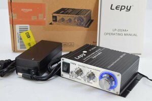 美品 LEPY LP-2024A+ デジタル アンプ Hi-Fi STEREO POWER AMPLIFIER 5Aアダプター ブラック オーディオ機器 音楽 Hb-316M