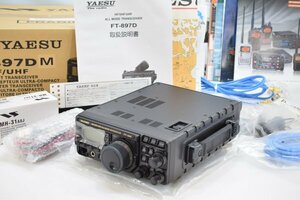  unused completion goods YAESU Yaesu FT-897 DM all mode transceiver HF 50 144 430MHz manual original box Yaesu wireless armature FT-897M Hb-311M