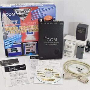 ICOM アイコム IC-PCR1000 受信機 コミュニケーションレシーバー 本体 動作品 取説付 元箱付 受信機 レシーバー パソコン操作型 Hb-383Nの画像1