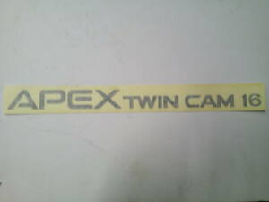 AE86 ステッカー APEX TWIN CAM 16
