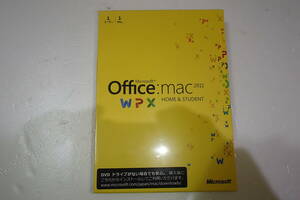 （新品未開封） Microsoft Office Mac 2011 Home & Student 1ユーザー 1Mac