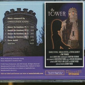 JA721●クリストファー・ヤング(Christopher Young)「THE TOWER サウンドトラック」CD /INTRADA イントラーダの画像2