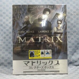 ★D304●キアヌ・リーブス「マトリックス コレクターズボックス 完全英語版」DVD-BOX 未開封新品