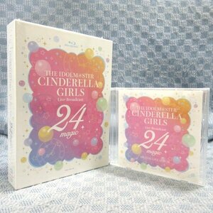 ★K145●「THE IDOLM＠STER CINDERELLA GIRLS Live Broadcast 24magic シンデレラたちの24時間生放送!」Blu-ray BOX CD付き 新品