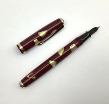 34 万年筆 PILOT パイロット WARRANTED ワランテッド セルロイド ペン先 14K 筆記用具 文房具 _画像7